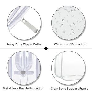 Buy cheap Durable Ecofriendly Waterproof Clear Toiletry Bags With Zipper from wholesalers