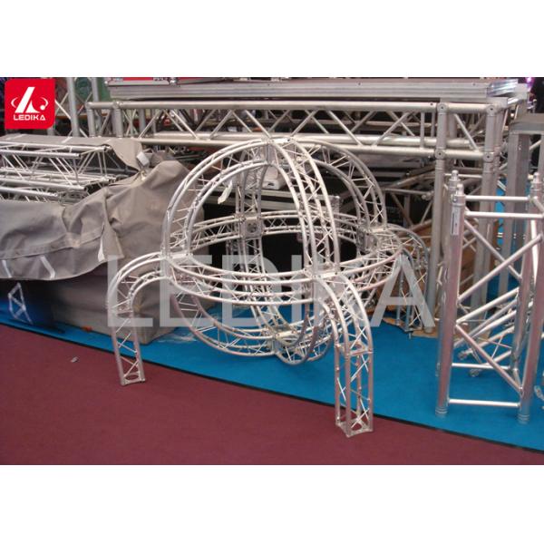 Quality Lightweight Roof Aluminum Square Truss Steel Frame Buildings 500mm X 600mm for sale