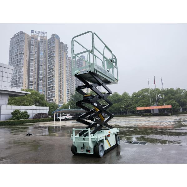 Buy cheap Self Propelled Hydraulic Aerial Work Platform Scissor Lift Adjustable Height from wholesalers