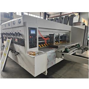 accuracy 4 Color Flexo Printing Machine Carton Printing Slotting Die-cutting