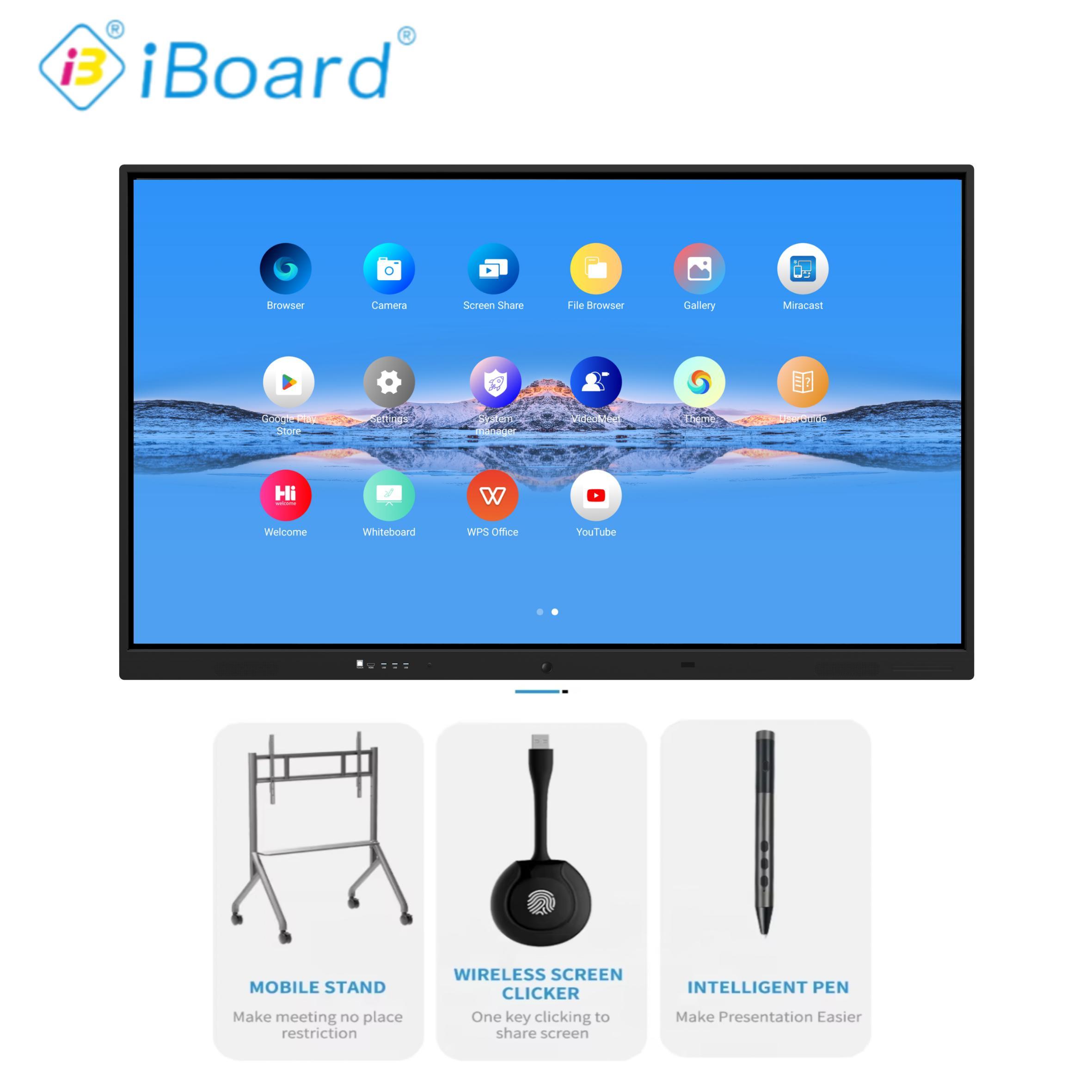 Buy cheap 75 inch Interactive Flat Panel Basic Android System Writing Software with AI Function Cheaper Costs Powerful Function from wholesalers