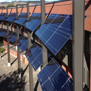 Buy cheap Outdoor Courtyard Solar Building Roof / Sunshade / Canopy Skylight With BIPV Facade System from wholesalers