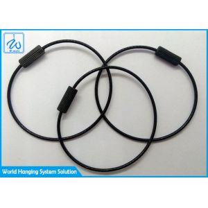 Buy cheap PVC Coated Stainless Steel Wire Rope Loop For Hanging Luggage Tags from wholesalers