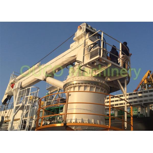 30t Marine Pedestal CCS Telescopic Boom Crane