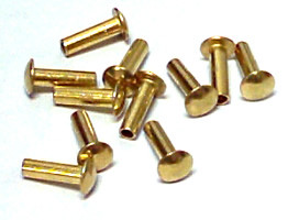 Precision Hardware Parts Zinc / Chrome / Nickle Plating Rivets, Stainless Steel