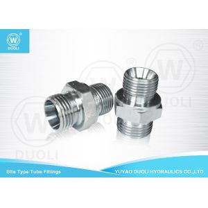 Buy cheap Straight DIN 24 Degree Cone Seat Bite Type Hydraulic Hose Connectors Fittings from wholesalers