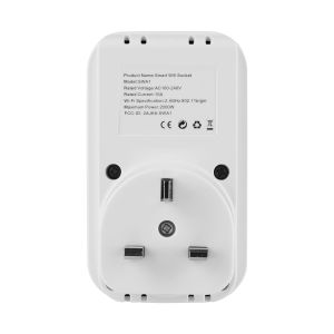 Popular AC110-250V Wifi Plug Socket Uk Standard With APP Remote Control