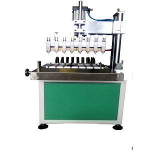 Magnetic Stripe Machine For Positioning And Bonding Magnetic Strip To Plastic