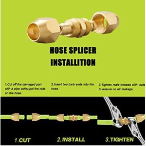 Buy cheap 1/4 Inch Air Compressor Hose Fittings HPT Air Reusable Hose Splice Kit from wholesalers