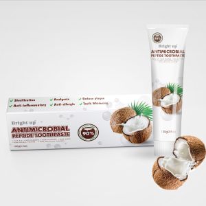 Buy cheap Customized 60g Herbal Teeth Whitening Toothpastes Coconut Sensitive Gum Toothpaste from wholesalers