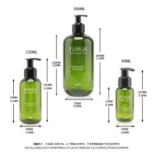 Recyclable Biodegradable Empty Cosmetic Packaging Plastic Lotion Bottle 60ml