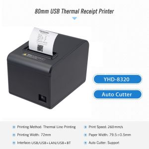 Buy cheap YHDAA POS 80mm Thermal Printer USB LAN Bluetooth Wifi Interfaces from wholesalers