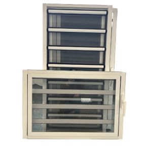 Modern Aluminum Single Glass Custom Louver Windows Adjustable Louver Windows