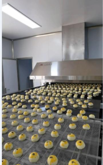 304 Stainless Steel Industrial Full Set Egg Yolk Pie Making Machine With Oven
