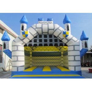 Amusement Inflatable Jumping Castle / Inflatable Jumping Bouncer PVC Tarpaulin