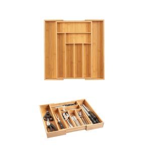Buy cheap Efficiently Store Your Cutlery in Style with Our Classic Design Drawer Organizer from wholesalers