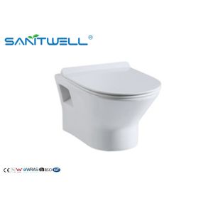 Buy cheap Ceramic Wall Mounted WC two piece toilet with australian standard from wholesalers