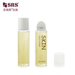 90ml Capacity Food Grade Plastic Bottle with Plastic Ball