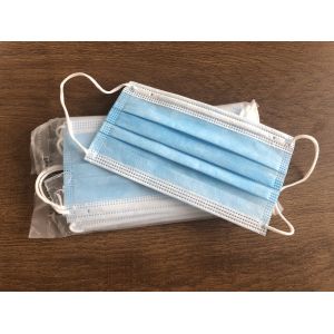 Folding Tie On Surgical Mask / Hospital Face Masks Antibacterial