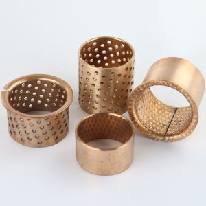Wrapped Flange Bronze Bushing High Load CuSn8P DIN 17662