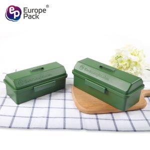 Buy cheap Portable lunch box with cutlery can microwave plastic sushi box from wholesalers