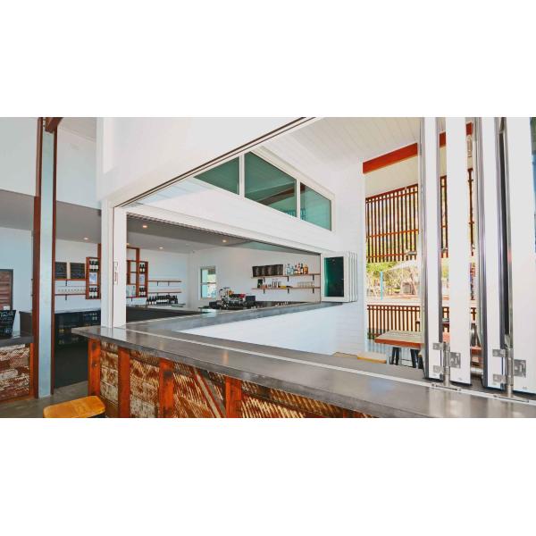 Buy cheap Double Glazed Aluminum Bifold Windows Customized Width High Security from wholesalers