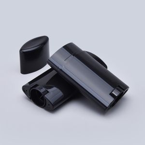 China 50g Black Deodorant Tubes Plastic With Smooth Surface on sale