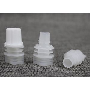 Buy cheap 8.6mm Food Grade Suction Nozzle Screw Cap With Spout For Drinking Bag from wholesalers