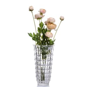 Buy cheap High Quality Window Collection Transparent Clear Engraved Exquisite Glass Vase from wholesalers