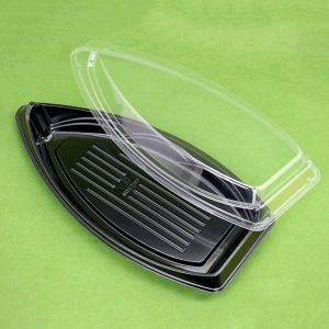 Buy cheap Recyclable Disposable Plastic Sushi Sashimi Platter from wholesalers