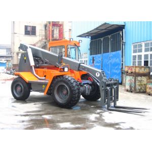Buy cheap 4 Ton Multifunction Diesel Telescopic Boom Forklift With Two Quadrangle Telescopic Arm from wholesalers
