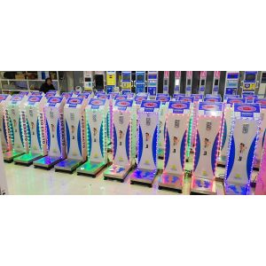 coin operated weighing scales with LED Dislay and voice broadcast