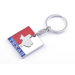 Buy cheap Silk Screen Printing Engraved Metal Keychains Engraved Silver Key Ring from wholesalers