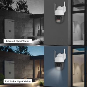 Buy cheap Smart Wireless Night Vision Waterproof WIFI PTZ CCTV IP Network Camera With Audio Waterproof Home Dome Security Camera from wholesalers