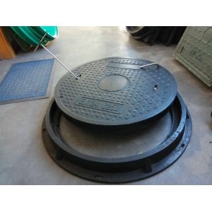 600mm SMC Composite Manhole Cover 100mm Thickness Lightweight