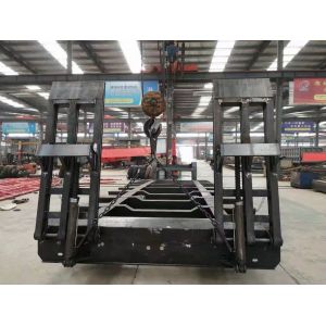 Buy cheap 150t Load Capacity Steel Four-Wire Eight-Axis Lowbed Trailer for Heavy-Duty Transport from wholesalers