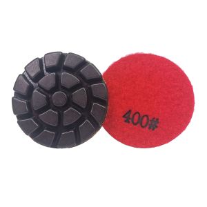 3 inch 80mm ceramic transitional diamond grinding pads wet/dry use for concrete