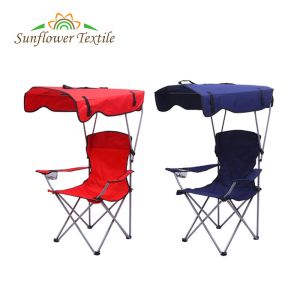 Buy cheap 60x60x100cm Foldable Fishing Chair With Shade Oxford Cloth Custom Color from wholesalers