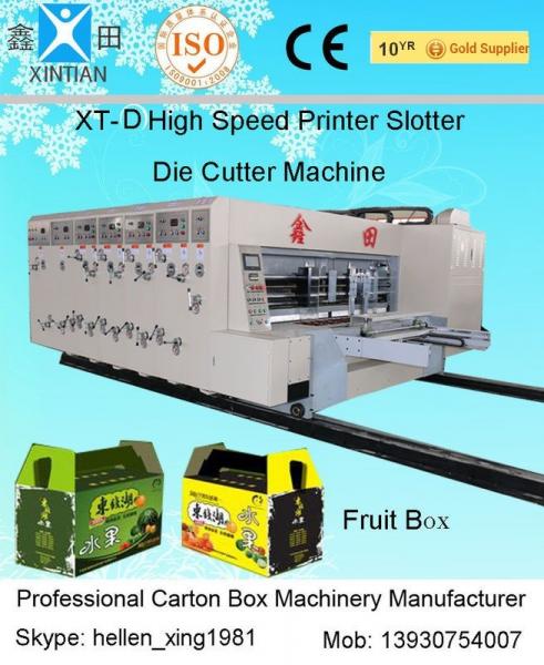 Buy cheap Printing Slotting Automatic Corrugated Carton Box Making Machine / Production Line from wholesalers
