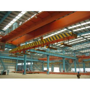 20t QL Double Girder Overhead Crane With Hanging Beam Paralleling To Main Beam