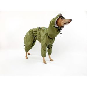 Buy cheap E52 Male Warm Dog Coats Membrane Dog Fleece Lined Raincoats For Basset Hounds from wholesalers