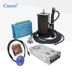 Buy cheap Casun 2 Phase Nema 23 hybrid stepper motor 57x57x69mm 4N.m high torque 4.0A with 4 axis / 3axis  for CNC for Engraving machine from wholesalers