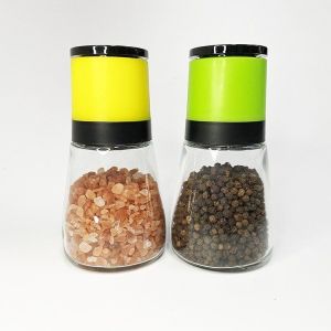 Orange 160ml Himalayan Sea Salt Grinder Mill Set