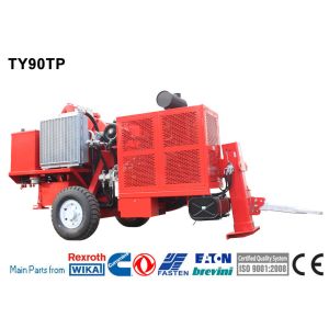 Buy cheap 5km/H 90KN Hydraulic Puller Tensioner Transmission Line Stringing Equipment from wholesalers
