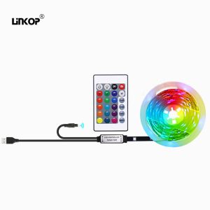 Dc 5V Dimmable LED Light Belt Infrared 24-Key Mini Light Strip Set