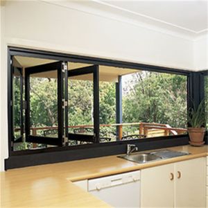 Buy cheap Double Glazed Aluminum Bifold Windows Customized Width High Security from wholesalers