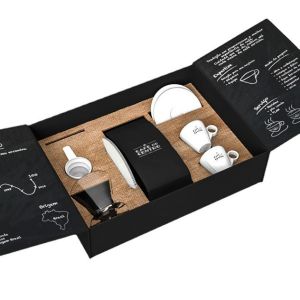 China Custom Embossed Logo Rigid Cardboard Packaging with Individule on sale