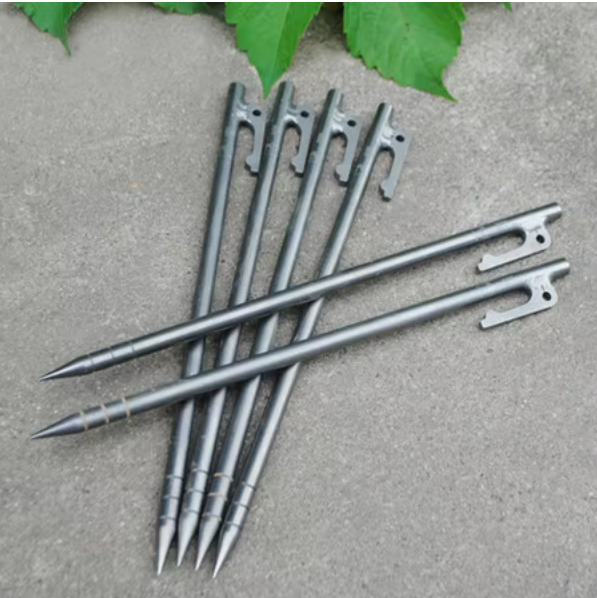 Buy cheap Titanium Tent Pegs TC4 Sturdy Slightweight V Shape 240mm Length from wholesalers