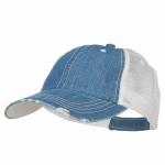 Special Cotton Mens Trucker Caps , Denim Low Profile Cool Trucker Hats For Men