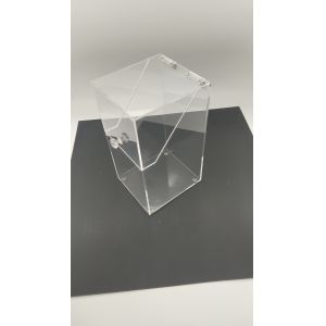 Plexiglass Makeup Brush Display Stand Clear Acrylic Cosmetic Brush Holder